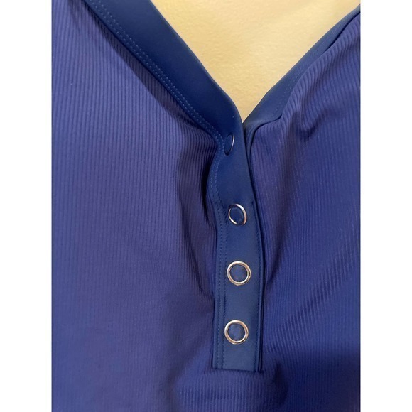 Women’s Xhilarstion swimsuit NWT Blue One Piece‎ size 16W - Picture 3 of 10